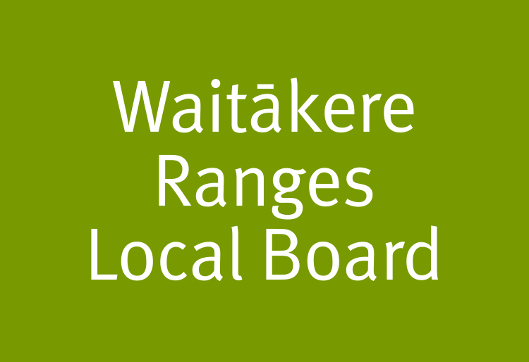 tile clicking through to waitakere ranges local board information
